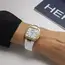 Zegarek Herbelin Cap Camarat Lady Square 17546P1N89CW na ręce