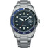 Zegarek nurkowy Citizen Marine AW1761-89L z niebieską tarczą
