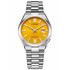 Zegarek automatyczny Citizen Mechanical NJ0150-81Z z żółtą tarczą.