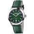 Elegancki zegarek Eberhard Aiglon Grande Taille 41030.11/SE CP z zieloną tarczą