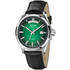 Elegancki zegarek Epos Passion Day Date 3501.142.20.93.25 z zieloną tarczą