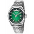 Elegancki zegarek Epos Passion Day Date 3501.142.20.93.30 z zielona tarczą