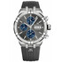Tytanowy zegarek męski Maurice Lacroix Aikon AI6038-TT030-330-2 z szarym paskiem gumowym