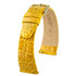 Pasek z krokodyla Hirsch Prestige kolor żółty 14 mm