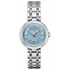 Elegancki zegarek damski z błękitną tarczą Tissot Bellissima