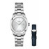 Tissot T-My Lady Quartz T132.010.11.031.00 zegarek damski z dodatkowym paskiem skórzanym.