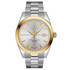 Tissot Gentleman Powermatic 80 Silicium T927.407.41.031.01 zegarek męski z pierścieniem z 18k złota.