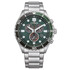 Zegarek nurkowy z chronografem Citizen Aqua, zielona tarcza
