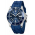 Zegarek nurkowy Epos Sportive Diver 3504.131.96.16.56 z niebieskim paskiem gumowym.