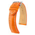 Pasek do zegarka Hirsch Capitano kolor pomarańczowy 21 mm