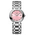 Zegarek damski Longines różowa tarcza z diamentami