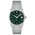 Klasyczny zegarek Tissot z zieloną tarczą
