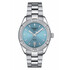 Sportowy zegarek damski Tissot PR 100 Sport Chic Lady T101.910.11.351.00 z błękitną tarczą
