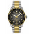 Srebrno złoty zegarek Tissot na bransolecie
