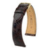 Pasek do zegarka Hirsch Genuine Croco brązowy 18 mm