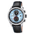 Zegarek męski Festina Chronograph na skórzanym pasku