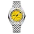 Męski zegarek nurkowy z żółtą tarczą Doxa