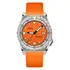 Doxa zegarek nurkowy z pomarańczowym paskiem gumowym