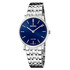 Damski zegarek Festina Swiss Made z niebieską tarczą i bransoletą