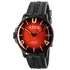 Zegarek męski U-BOAT Darkmoon 44 mm Red PVD Soleil 8697 z czerwona tarczą