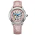 Zegarek damski Aerowatch 1942 Lady Automatic Skeleton A 60960 AA20 z różową tarczą
