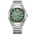 Tytanowy zegarek męski Citizen Zenshin 60 Automatic NK5020-58X z zieloną tarczą