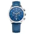 Sportowy zegarek męski z niebieską tarczą i paskiem Maurice Lacroix 1975 Quartz