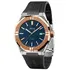 Epos Sport 3506.132.34.16.55 zegarek automatyczny z niebieską tarczą i paskiem gumowym czarnym