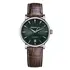 Klasyczny zegarek męski Herbelin 2047AP16MA z zieloną tarczą