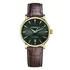 Klasyczny zegarek automatyczny Herbelin 2047P16MA z zieloną tarczą